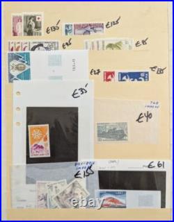 EDW1949SELL FRANCE Collection of all Diff. VF, Mint Imperfs. Cat Yvert 2,314