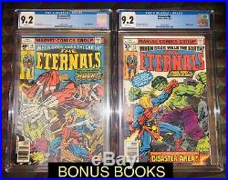ETERNALS 1ST APPEARANCE CGC LOT (ALL 9.4s) ISSUES 1,2,3,4,5,6,7,8,9,10,11,12,13