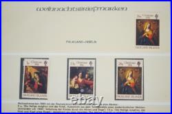 EUROPE 1980s CHRISTMAS COLLECTION OF 250+ STAMPS ALL MINT HINGED / NEVER HINGED
