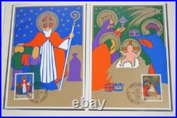 EUROPE 1980s CHRISTMAS COLLECTION OF 250+ STAMPS ALL MINT HINGED / NEVER HINGED