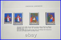EUROPE 1980s CHRISTMAS COLLECTION OF 250+ STAMPS ALL MINT HINGED / NEVER HINGED