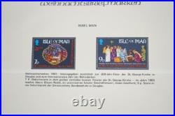 EUROPE 1980s CHRISTMAS COLLECTION OF 250+ STAMPS ALL MINT HINGED / NEVER HINGED