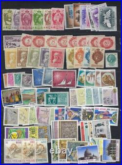 EUROPE & COLONIES 1940 80s LARGE COLLECTION OF 500 PLUS ALL MINT