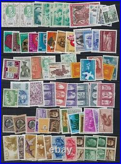 EUROPE & COLONIES 1940 80s LARGE COLLECTION OF 500 PLUS ALL MINT