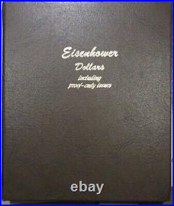 Eisenhower Dollar Collection withProofs in Dansco Album All 32 Coins + Bonus