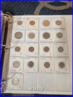 Estate 437 Coin Dealer Foreign Us Coin Collection Unsearched Silver All Labeled