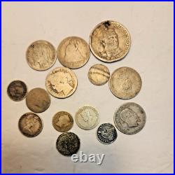 Estate Silver World Coin Collection Lot Mixed Exact Coins All SILVER Cull
