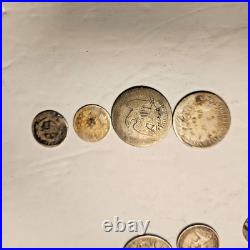 Estate Silver World Coin Collection Lot Mixed Exact Coins All SILVER Cull