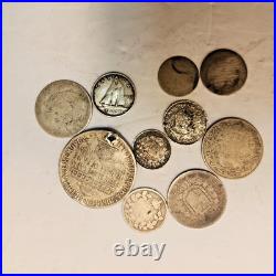 Estate Silver World Coin Collection Lot Mixed Exact Coins All SILVER Cull