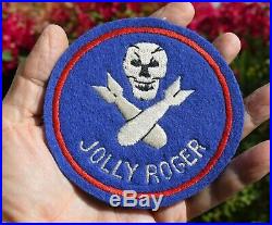FANTASTIC Jolly Rogers 90th Bomb Group, 5th AF. ALL FIVE MINT PERFECT PATCHES ++