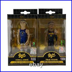 FUNKO GOLD NBA Vinyl Figure 5 Inch Huge Lot Of 10 All Chase Figures NEW