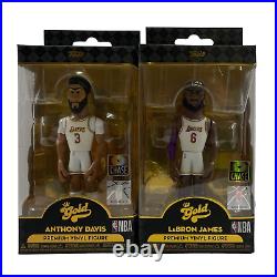 FUNKO GOLD NBA Vinyl Figure 5 Inch Huge Lot Of 10 All Chase Figures NEW