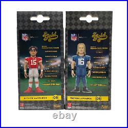 FUNKO GOLD NFL Vinyl Figure 5 Inch Huge Lot Of 9 All Chase Figures NEW