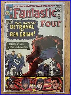 Fantastic Four Silver Age Lot 10 books all keys and 1st appearances