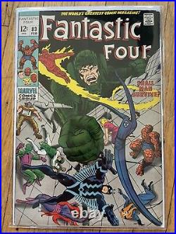 Fantastic Four Silver Age Lot 10 books all keys and 1st appearances