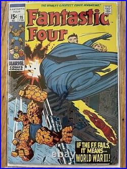 Fantastic Four Silver Age Lot 10 books all keys and 1st appearances