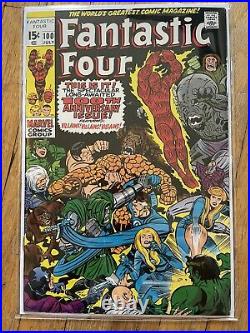 Fantastic Four Silver Age Lot 10 books all keys and 1st appearances