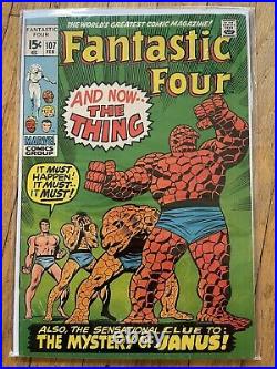 Fantastic Four Silver Age Lot 10 books all keys and 1st appearances