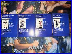 Final Fantasy VII Cardass 1997 Gold Lottery Promos. All Four. MINT Condition