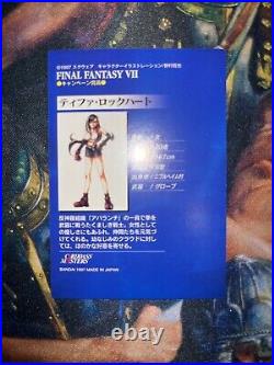 Final Fantasy VII Cardass 1997 Gold Lottery Promos. All Four. MINT Condition