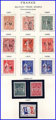 France 1901-1980 Collection Of 140 Almost All Mint Hinged Few Used