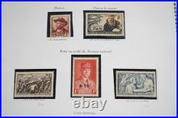 France 1941-1978 Collection Of 1,550+ Stamps All Mint In Yvert & Tellier Album