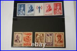 France 1941-1978 Collection Of 1,550+ Stamps All Mint In Yvert & Tellier Album