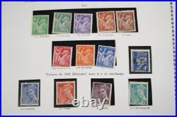 France 1941-1978 Collection Of 1,550+ Stamps All Mint In Yvert & Tellier Album