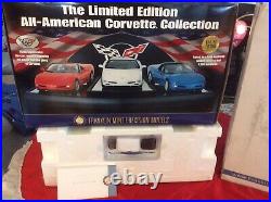 Franklin Mint 124 Limited Edition All American Corvette Collection