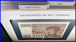 Franklin Mint Banknotes of All Nations Boxed Set of 90 uncirculated banknotes