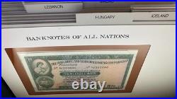 Franklin Mint Banknotes of All Nations Boxed Set of 90 uncirculated banknotes
