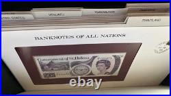 Franklin Mint Banknotes of All Nations Boxed Set of 90 uncirculated banknotes