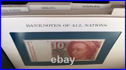 Franklin Mint Banknotes of All Nations Boxed Set of 90 uncirculated banknotes