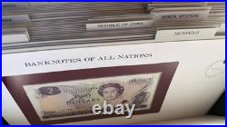 Franklin Mint Banknotes of All Nations Boxed Set of 90 uncirculated banknotes