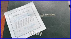 Franklin Mint Banknotes of All Nations Boxed Set of 90 uncirculated banknotes