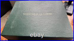 Franklin Mint Banknotes of All Nations Boxed Set of 90 uncirculated banknotes