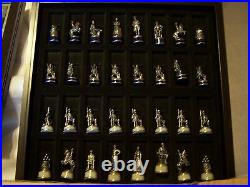 Franklin Mint CIVIL War Chess Set Excellent Early Edition Very Clean All Cards