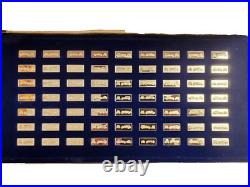 Franklin Mint Classic Car Miniature Collection Sterling Silver. COA, All Cards