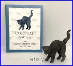Franklin Mint Curio Cabinet Cats Collection 15 Different Felines with Booklets
