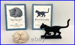 Franklin Mint Curio Cabinet Cats Collection 15 Different Felines with Booklets