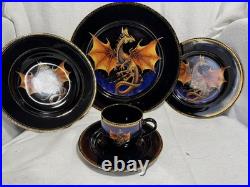 Franklin Mint Dragon's Dynasty China Dinnerware Full Service for 4 Estate