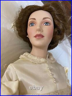 Franklin Mint Heirloom Collection 1988 Queen Victoria Bride Doll, Rare