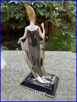 Franklin Mint House Of Erte Limited Edition Isis Handpaint Fine Porcelain