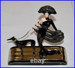 Franklin Mint House Of Erte Limited Edition Symphony In Black Figurine CCM