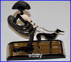 Franklin Mint House Of Erte Limited Edition Symphony In Black Figurine CCM