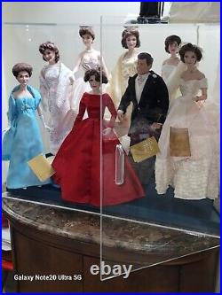 Franklin Mint Jackie O & JFK collection (10 Pieces) Plus plexiglass case