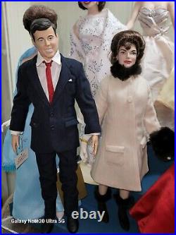 Franklin Mint Jackie O & JFK collection (10 Pieces) Plus plexiglass case