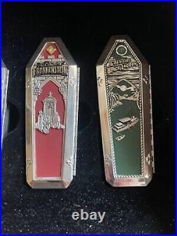 Franklin Mint Monster Collector Knife Set all 6 monster knifes &display Case