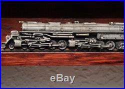 Franklin Mint Pewter Train Set With Case COA For All 25 Trains 10 Stamps Included