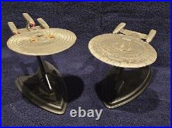 Franklin Mint Star Trek Enterprise 1701-D And All Good Things Enterprise